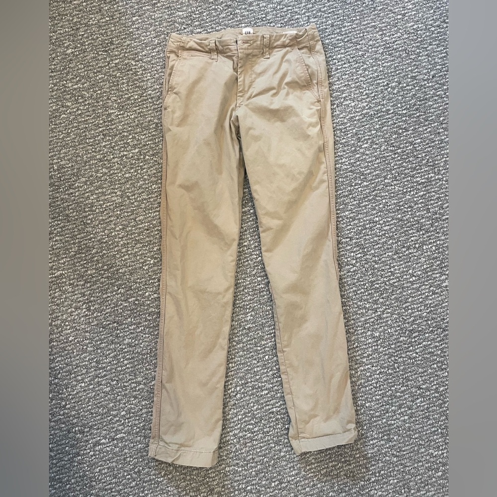 GAP Tan Chinos Classic Straight-Leg